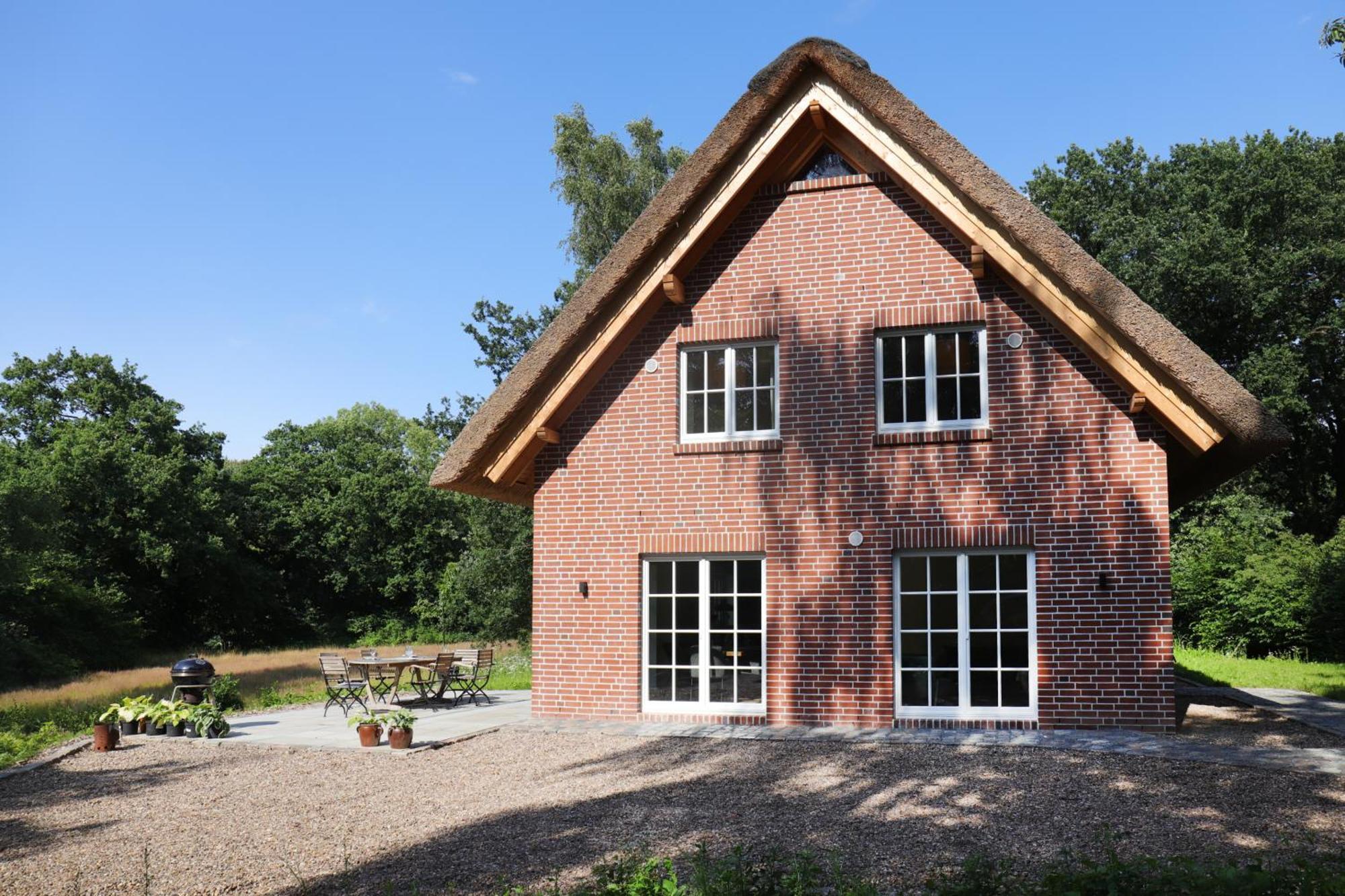 Reetdachhaus In Der Bremer Schweiz Exterior foto