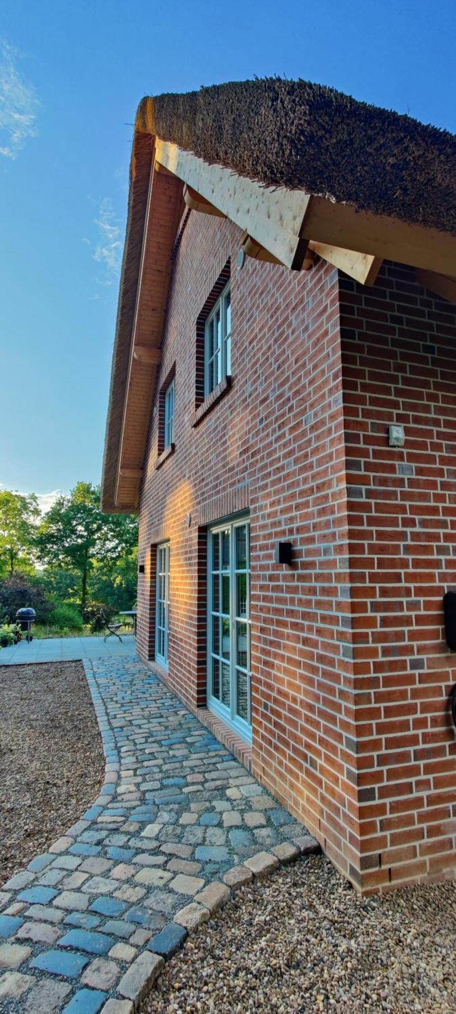 Reetdachhaus In Der Bremer Schweiz Exterior foto